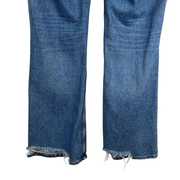 Free People Ava High Rise Bootcut Jeans Sz 27 Blue Retro Flare Boho Festival - Picture 9 of 14